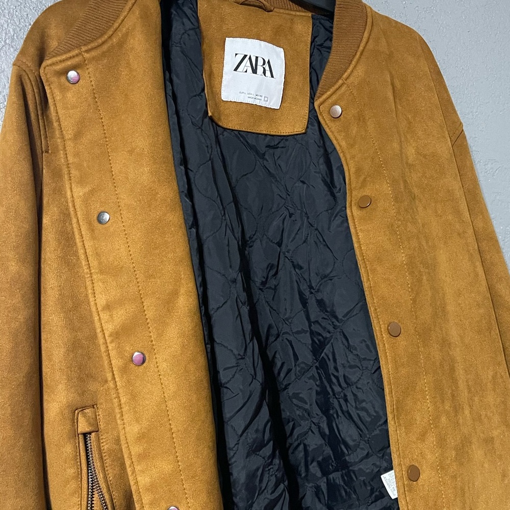 Suede brown Zara jacket